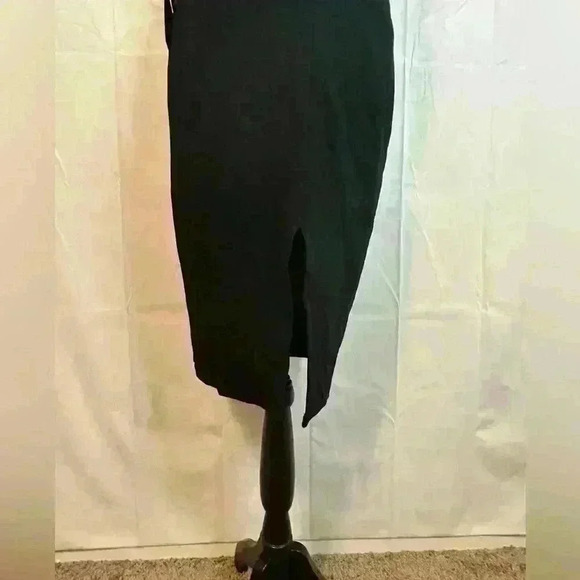 Lulus Good Times Only Black Fitted One-Shoulder Maxi Dress Women's Size M - Picture 10 of 12